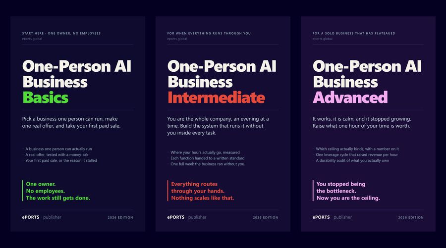 The One-Person AI Business 3-book set