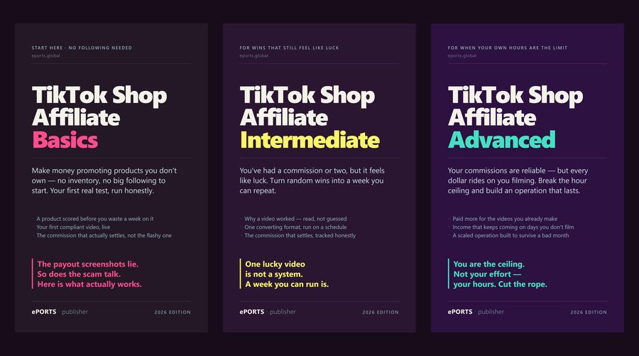 The TikTok Shop Affiliate 3-book set