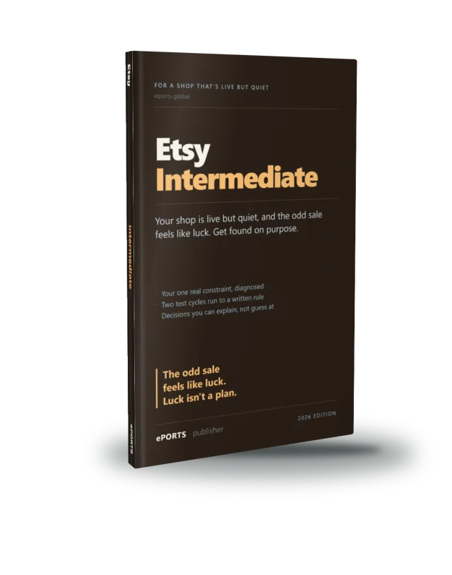 Etsy Intermediate book