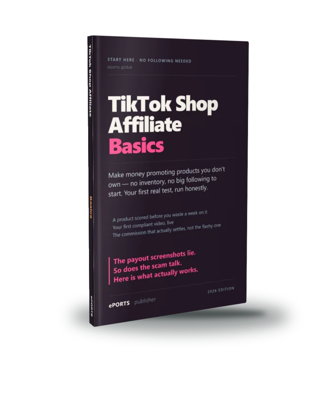 TikTok Shop Affiliate Basics book
